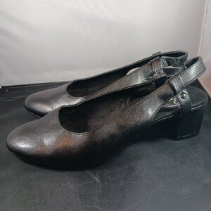 A2 By AEROSOL Women's Black Slingback Heel Shoes Size 8.5M